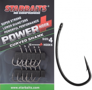  Háčiky STARBAITS Power Curved Shank