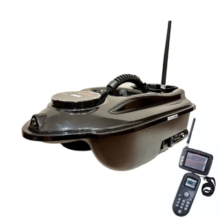 Boatman Zavážecí lodička ACTOR PRO s GPS, ECHOLOTEM a výklopníkem 10Ah baterie- Černá