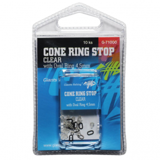 Giants Fishing Ring Stop Clear with Oval Ring 4,5mm