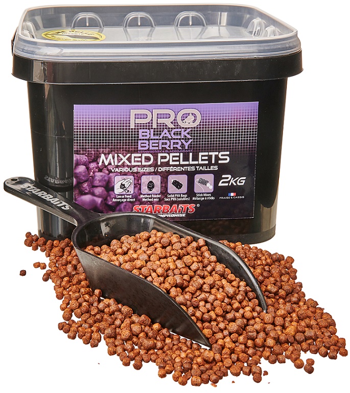  Starbaits Pro Blackberry Pelety Mixed 2kg