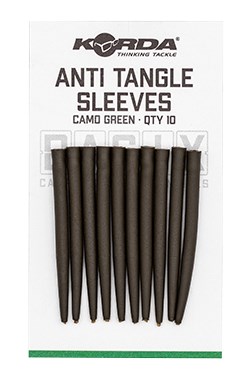 Korda Prevleky Basix Anti Tangle Sleeves Camo Zelené