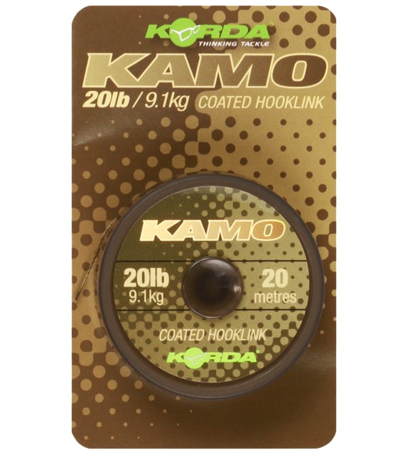 Korda Náväzcová Šnúrka Kamo coated Hooklink 20 m