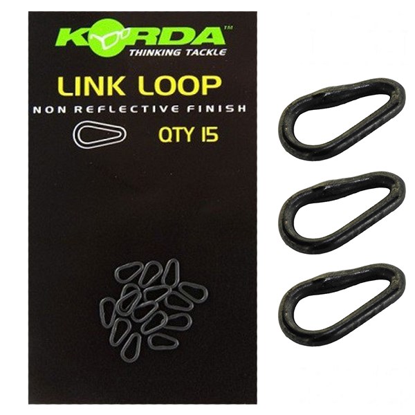 Korda Krúžok Slza Link Loop 15 ks