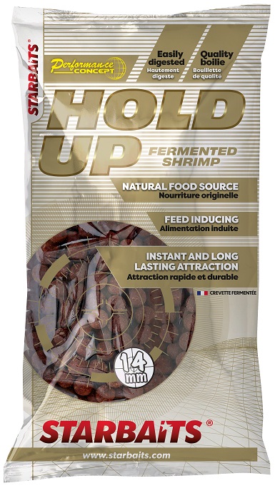 Akcia Boilies STARBAITS Hold Up Fermented Shrimp 2,5kg