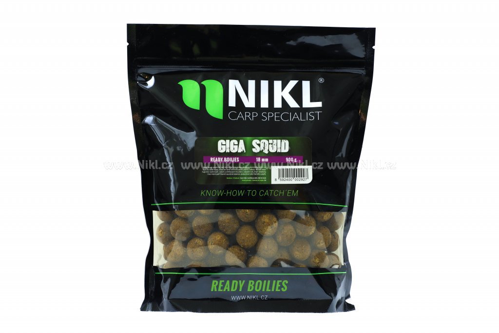 Nikl Hotové Boilies Giga Squid 250g