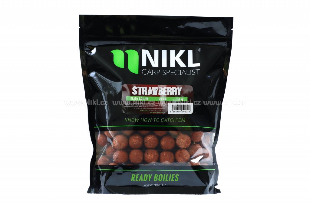 Nikl Hotové Boilies Strawberry 1kg