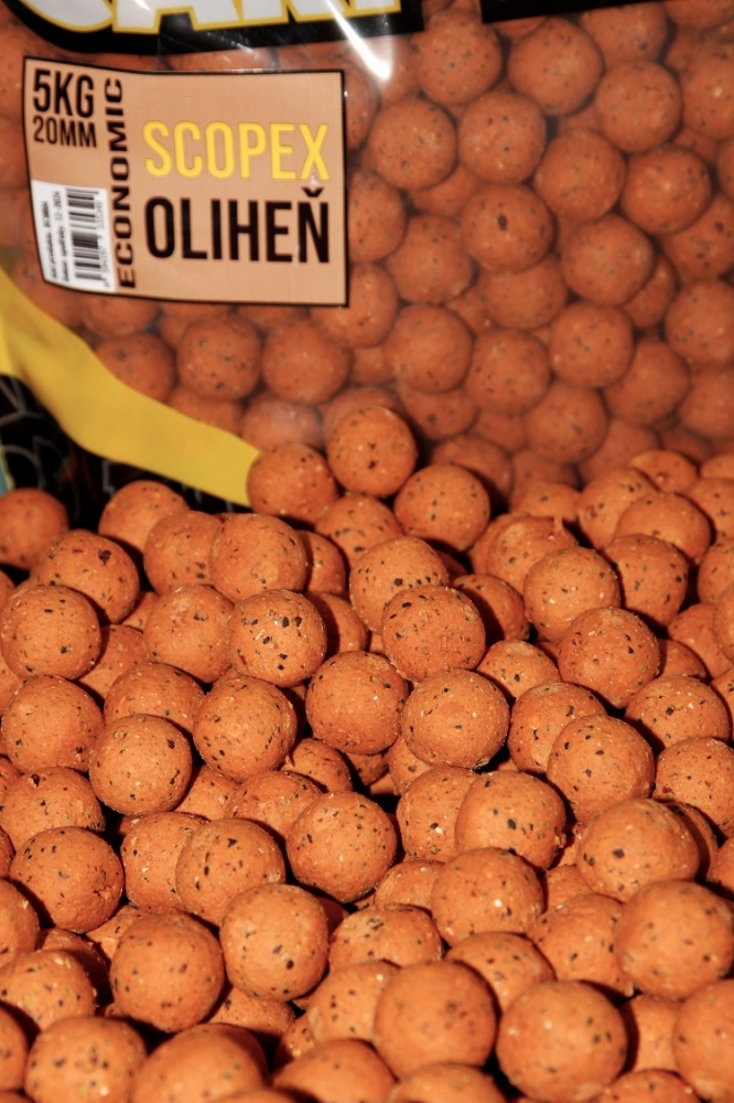 Black Carp ECONOMIC BOILIES SCOPEX - OLIHEŇ 5KG 20MM