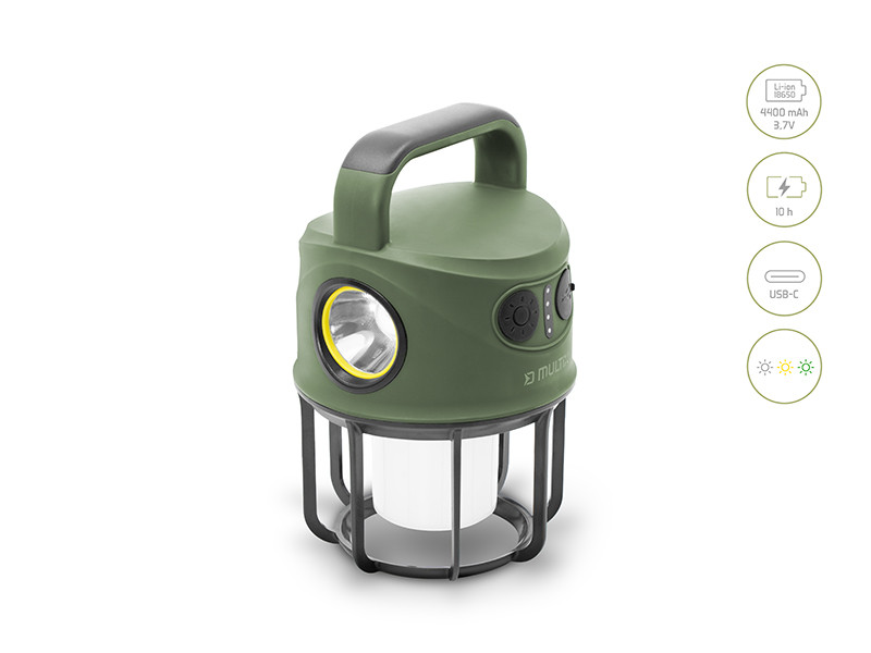 Kempingová lampa Delphin Multix 4400 mAh