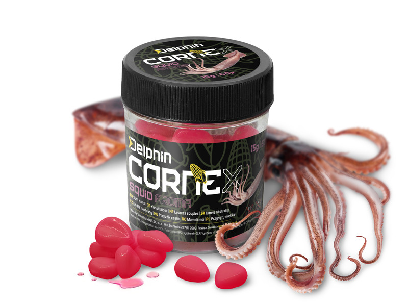 Umelá nástraha Delphin CorneX Pop Up / 60ks Squid