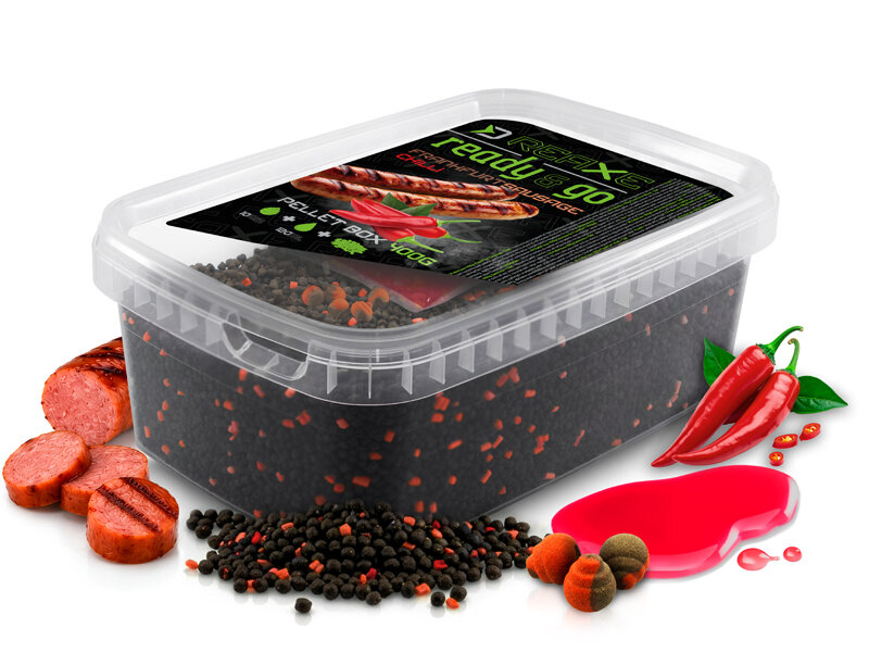 Pellet box Delphin Reaxe READY&GO / Fr.klobása-Chilli