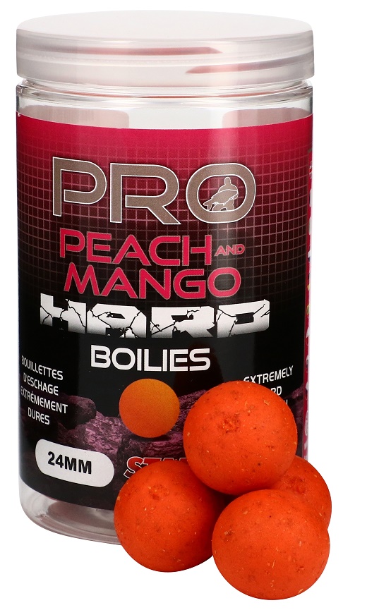 Starbaits Pro Peach & Mango Hard Boilies 200g