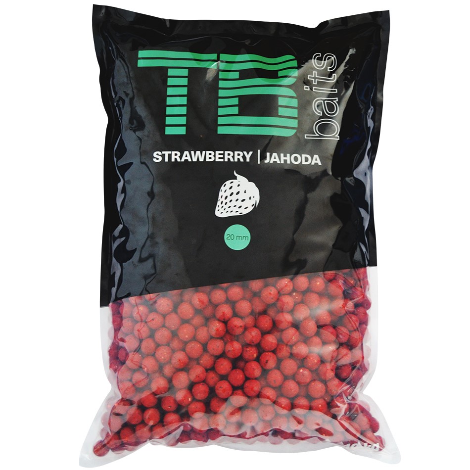 TB Baits Boilie Strawberry 24mm/10kg