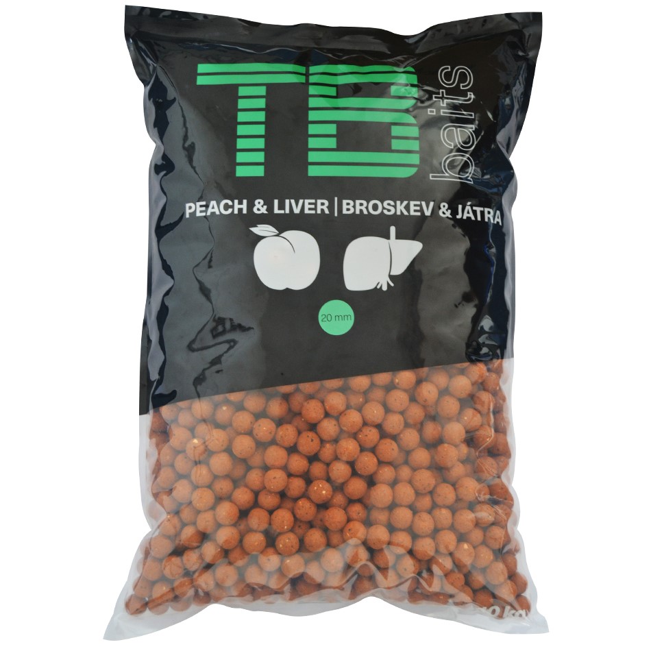 TB Baits Boilie Peach Liver 20mm/10kg
