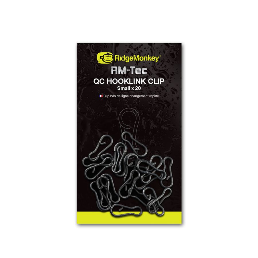 RidgeMonkey: Klip RM-Tec Quick Change Hooklink Clip Small 20ks