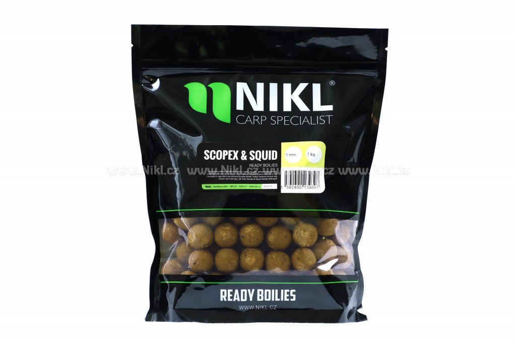 NIKL Hotové boilies Scopex & Squid