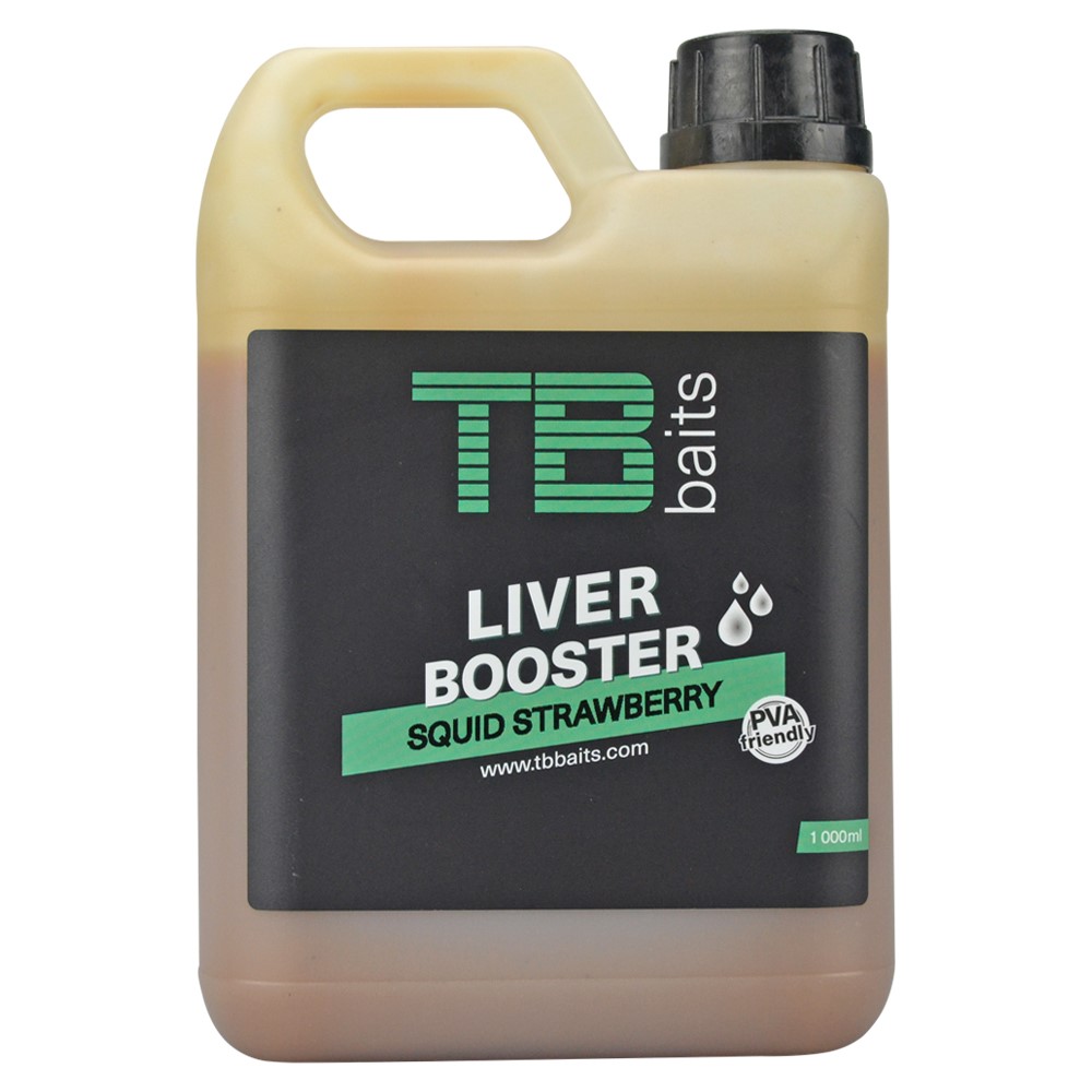 TB Baits Liver Booster Squid Strawberry-1000 ml