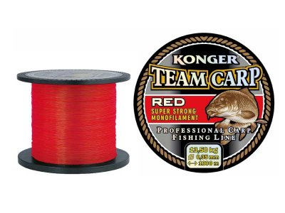 KONGER TEAM CARP RED 0,35mm 600m - červený 