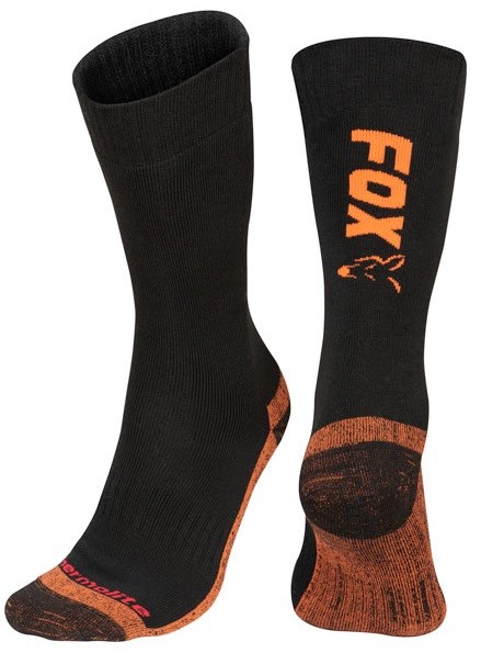 Fox Ponožky Black Orange Thermolite sock