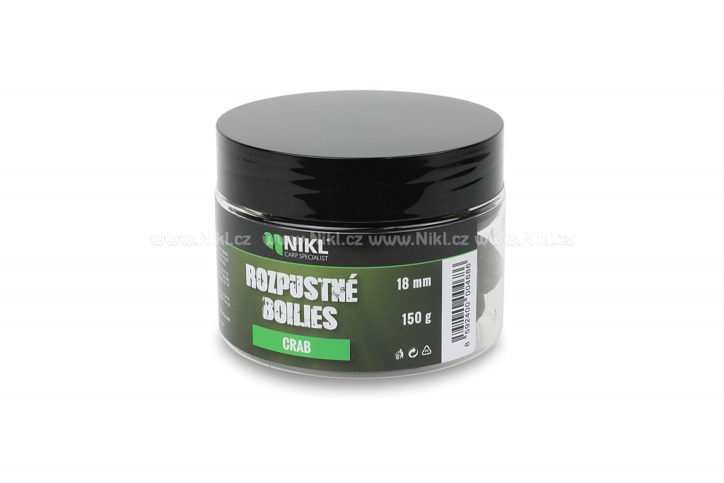 Nikl Rozpustné boilies Crab 150g