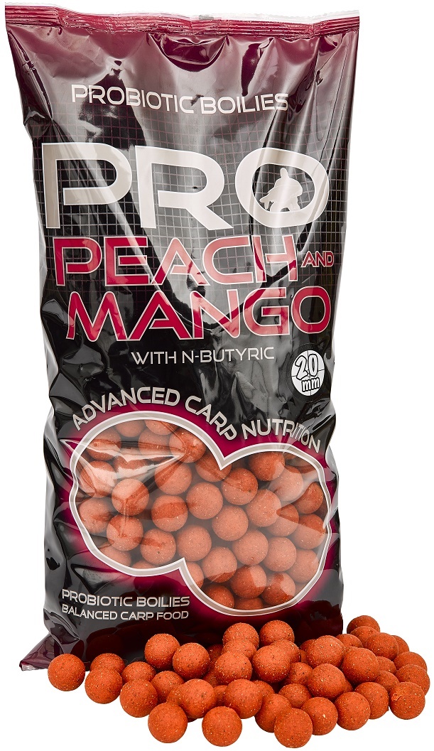 Starbaits Boilies Pro Peach & Mango 800g