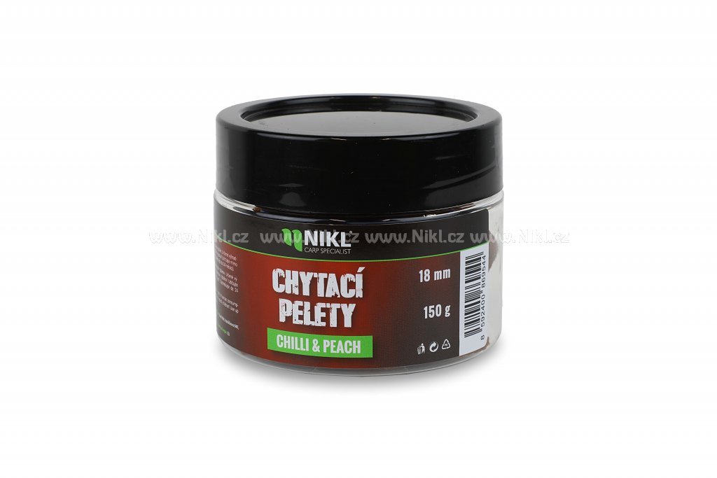 Nikl Chytací pelety Chilli & Peach 150g