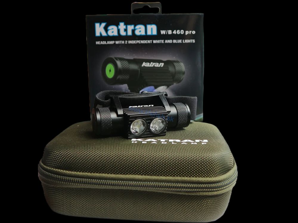 KATRAN Nabíjateľná čelovka Headlamp W/B460 PRO (tvrdený obal + batéria)