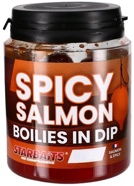 Starbaits  Boilies in Dip Spicy Salmon 150g 