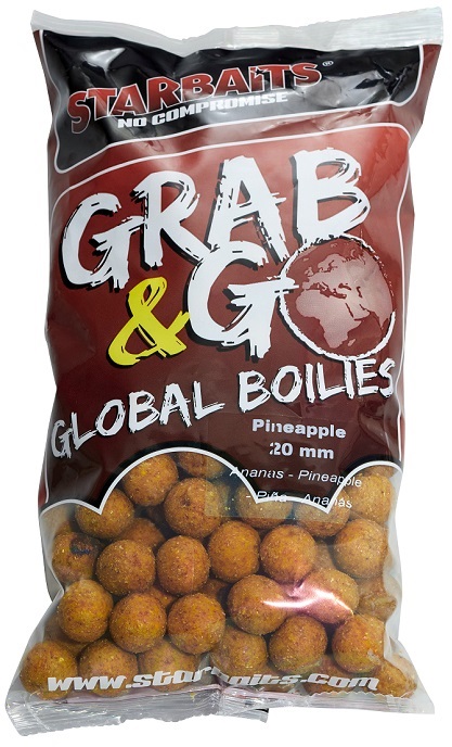 Starbaits  Global Boilies PINEAPPLE 1kg 