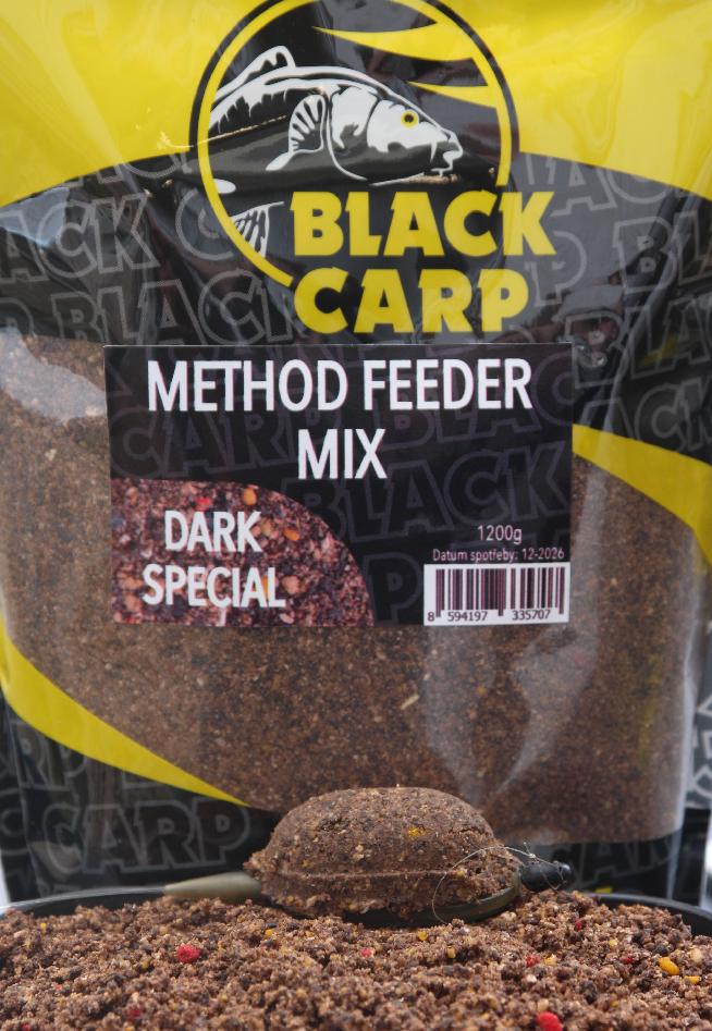 Black Carp METHOD FEEDER MIX DARK SPECIAL 1200G