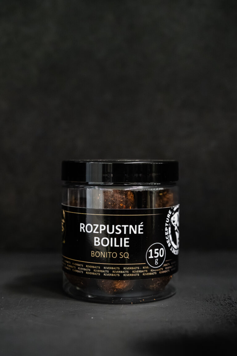 Riverbaits Rozpustné Boilies – Bonito SQ
