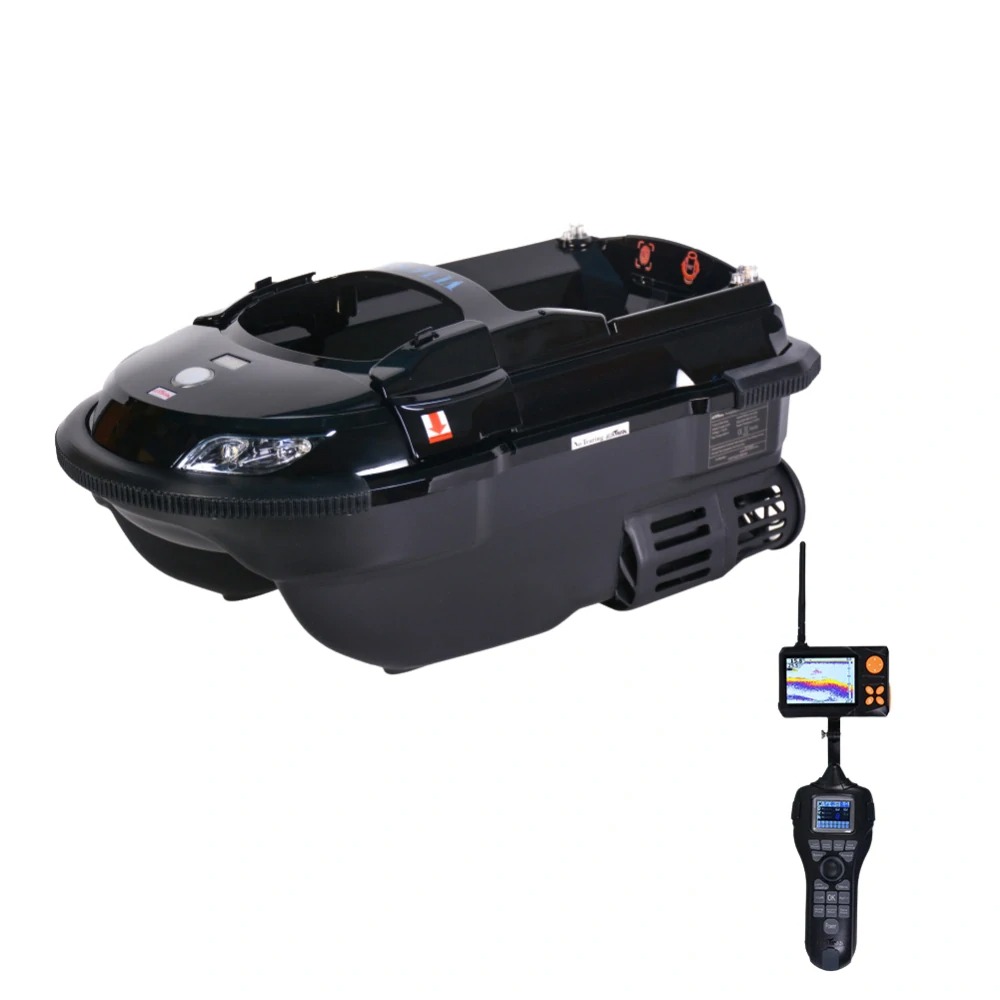 Zavážecí lodička VULCAN PRO s GPS a Echolotem- Černá