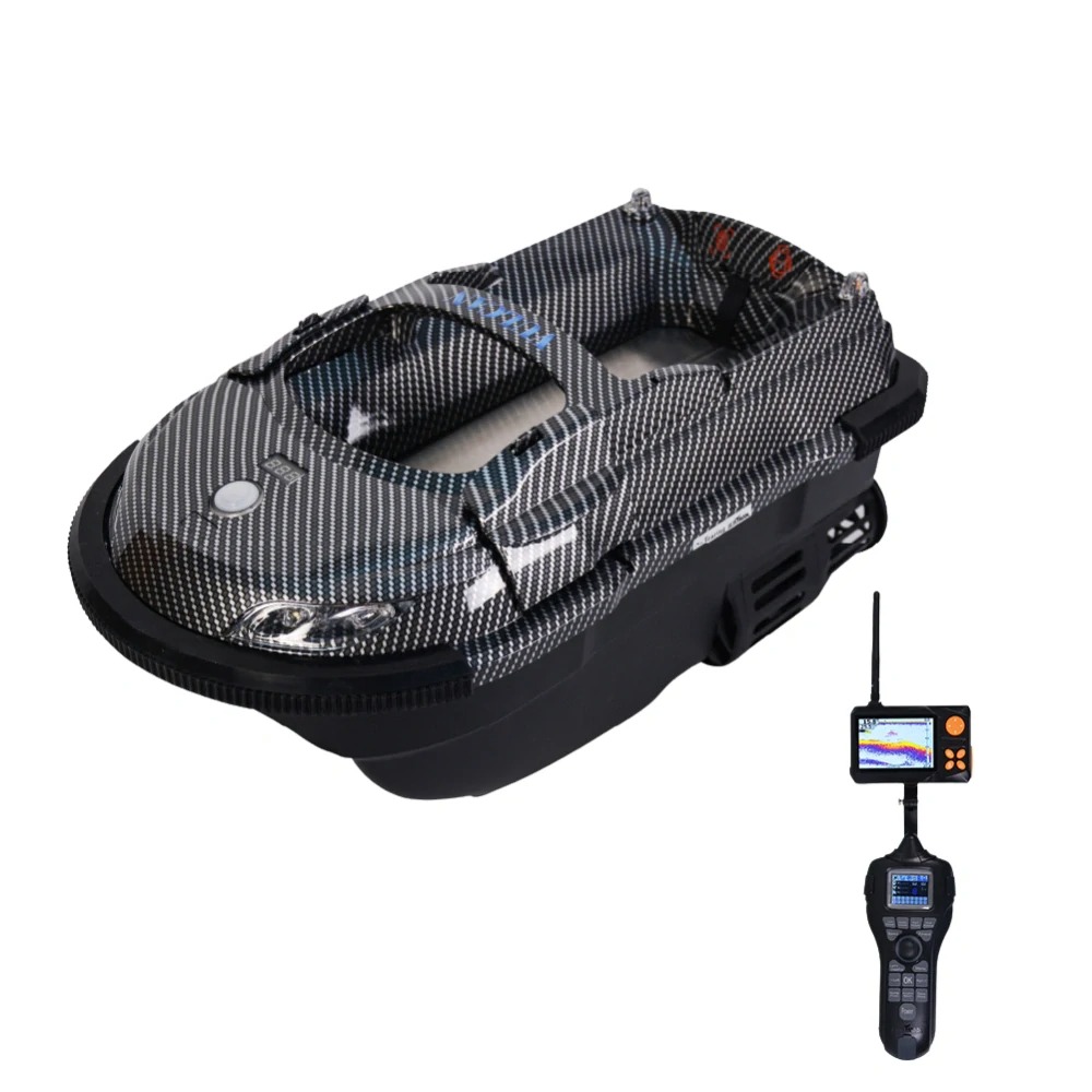 Zavážecí lodička VULCAN PRO s GPS a Echolotem- Carbon