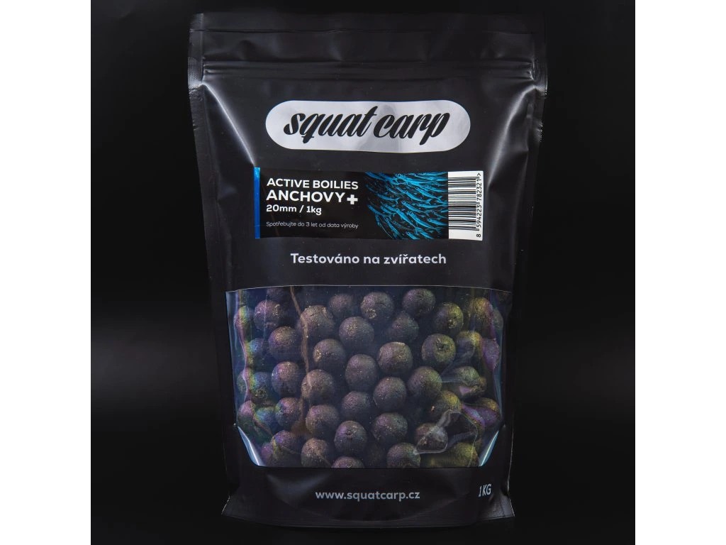 Squat Carp Active Boilies ANCHOVY+