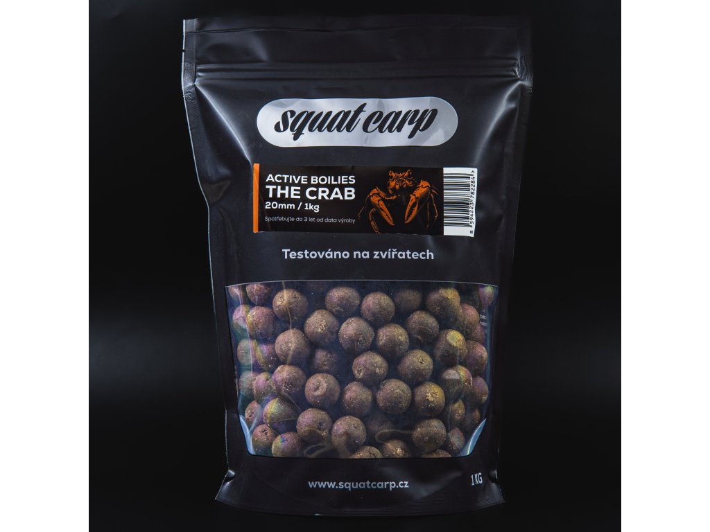 Squat Carp Active Boilies THE CRAB