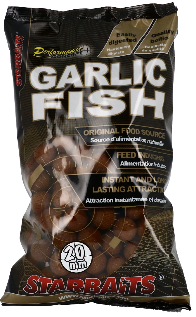 Akcia Boilies STARBAITS Garlic Fish 1kg