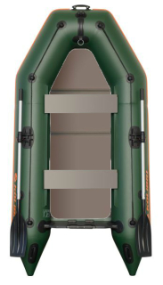 Čln Kolibri KM-280 D - nafukovací kýl, pevná podlaha zeleny