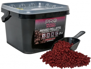 Starbaits Pro Peach & Mango Pelety Mixed 2kg