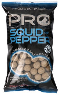 Boilies STARBAITS Probiotic Squid & Pepper 1kg