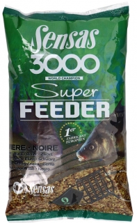 Sensas 3000 Super Feeder River Black 1kg 