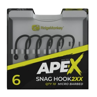 RidgeMonkey: Háček Ape-X Snag Hook 2XX Barbed