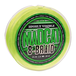 MADCAT 8-BRAID 270M HI VIS YELLOW