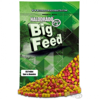 Haldorado Big Feed-C6 Pellet- Jahoda a Ananas