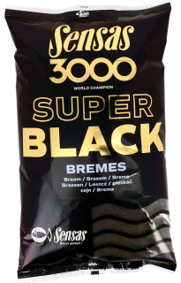 Sensas Krmivo 3000 Super Black (Pleskáč-čierne) 1kg