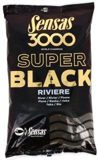 Sensas Krmivo 3000 Super Black (Rieka-černe) 1kg