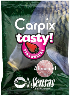 Carpix Posilovač Powder Carp Tasty Strawberry (jahoda) 300g