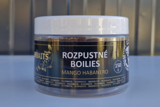 Riverbaits Rozpustné Boilies – Mango Habanero 150g
