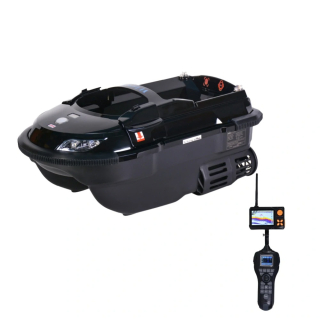 Zavážecí lodička VULCAN PRO s GPS a Echolotem- Černá