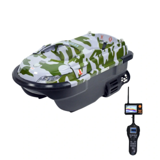 Zavážecí lodička VULCAN PRO s GPS a Echolotem- Camo