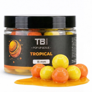 TB Baits Plávajúce Boilie Pop-Up Tropical + NHDC 50 g