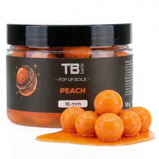 TB Baits Plávajúce Boilie Pop-Up Peach + NHDC 50 g